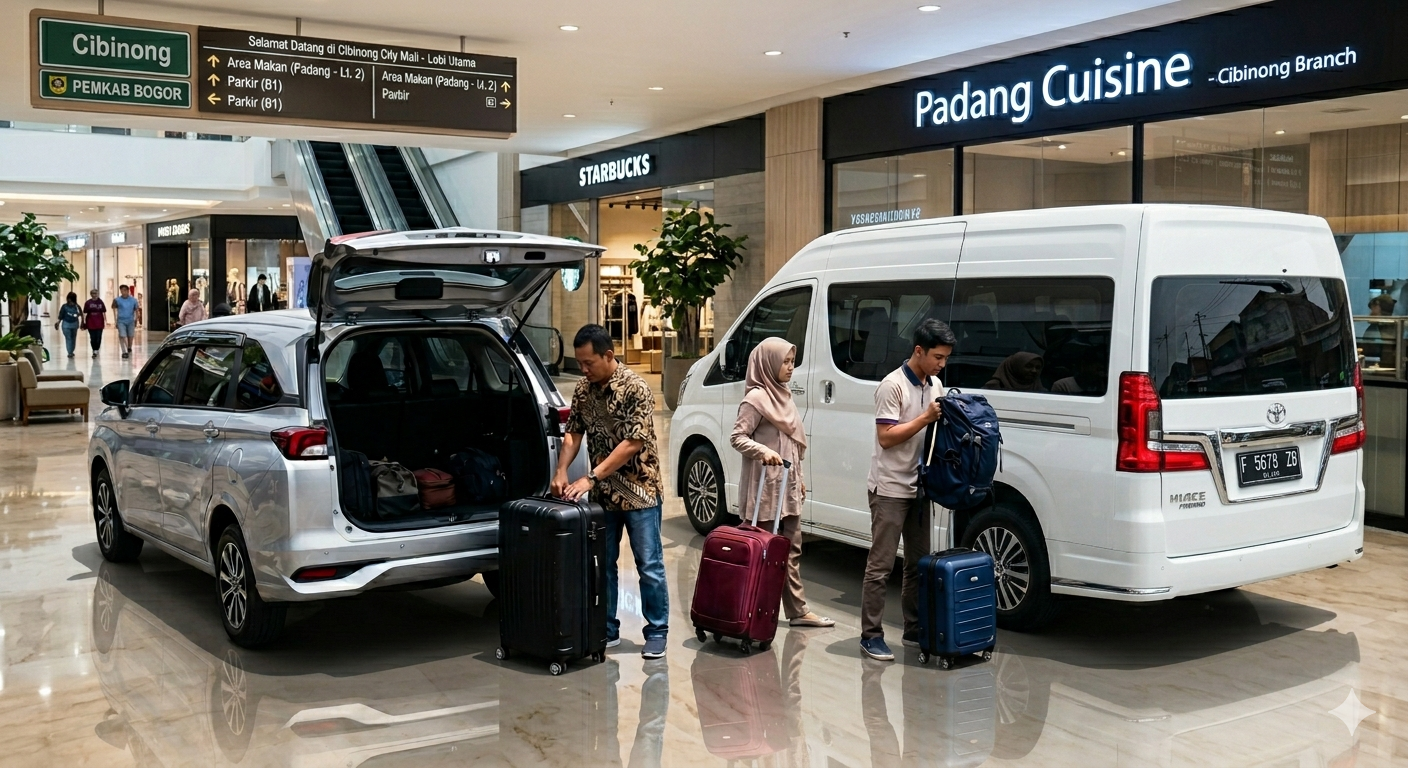 Armada Toyota Avanza Travel Cibinong Bandung